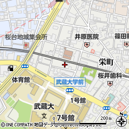 東京都練馬区栄町12周辺の地図