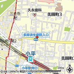 当麻商店周辺の地図