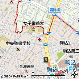 アパホテル駒込駅前周辺の地図