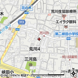 東京都荒川区荒川4丁目31-9周辺の地図