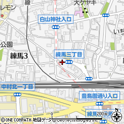 ＡＳＡ練馬周辺の地図