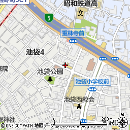 東京都豊島区池袋4丁目31-2周辺の地図