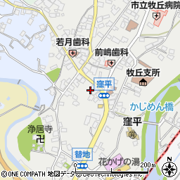 山梨県山梨市牧丘町窪平251-4周辺の地図