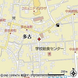 千葉県香取郡多古町多古348-1周辺の地図