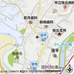 山梨県山梨市牧丘町窪平251-3周辺の地図