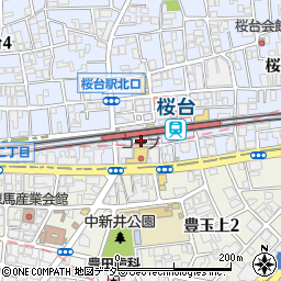 ほっともっと　桜台駅前店周辺の地図