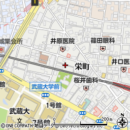 東京都練馬区栄町24周辺の地図