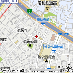 東京都豊島区池袋4丁目31-4周辺の地図