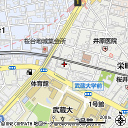 東京都練馬区栄町13周辺の地図