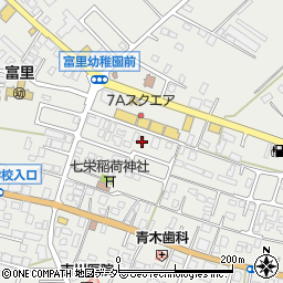 千葉県富里市七栄329-28周辺の地図