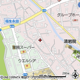 東京都福生市福生535周辺の地図