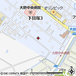 千葉県市川市下貝塚3丁目27周辺の地図