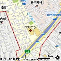 マルエツ板橋南町店周辺の地図