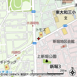 東京都東大和市清原4丁目10-40周辺の地図