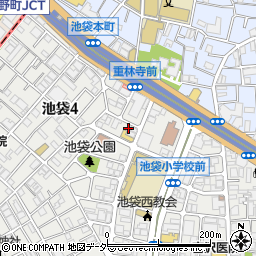 東京都豊島区池袋4丁目31-12周辺の地図