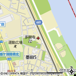 墨田5丁目30Sakuraba邸[akippa]駐車場周辺の地図