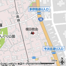 東京都福生市福生2353-8周辺の地図