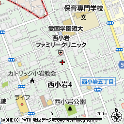 ながつま薬局西小岩店周辺の地図