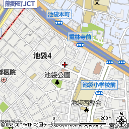 東京都豊島区池袋4丁目31-5周辺の地図