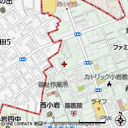 東京都江戸川区西小岩3丁目37-19周辺の地図