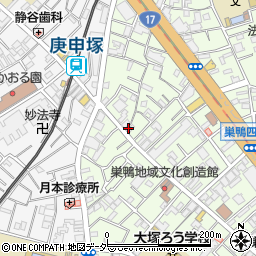 ときわ食堂 庚申塚店周辺の地図