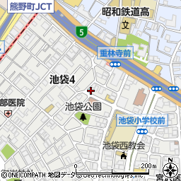 東京都豊島区池袋4丁目31-6周辺の地図