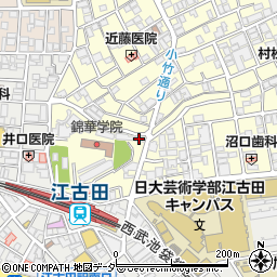 音楽リハーサルスタジオマザーハウス　江古田店周辺の地図
