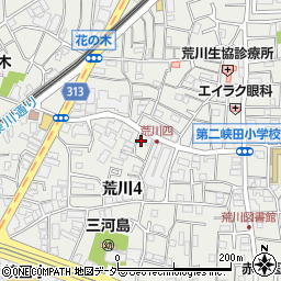 東京都荒川区荒川4丁目31-11周辺の地図