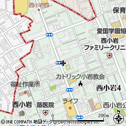 東京都江戸川区西小岩4丁目4-8周辺の地図