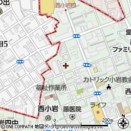 東京都江戸川区西小岩3丁目37-16周辺の地図