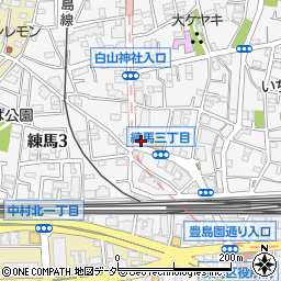 仙田商店周辺の地図