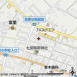 千葉県富里市七栄447周辺の地図