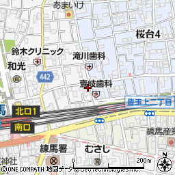 まいばすけっと練馬駅北口店周辺の地図