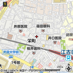 東京都練馬区栄町35周辺の地図