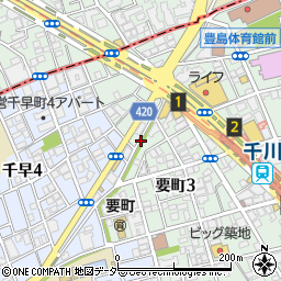 千川児童遊園トイレ周辺の地図