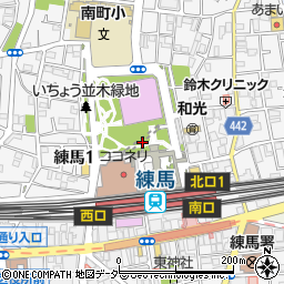 東京都練馬区練馬1丁目周辺の地図