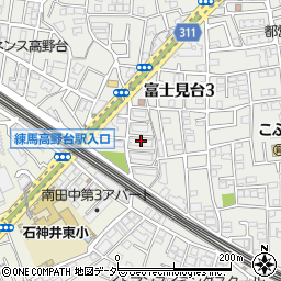 都営練馬富士見台三丁目３号棟周辺の地図