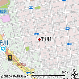 清泉ハイツ周辺の地図