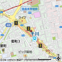 東京都豊島区要町3丁目44-5周辺の地図