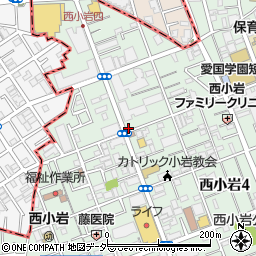 東京都江戸川区西小岩4丁目5-1周辺の地図