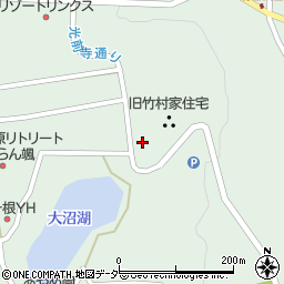 駒ヶ根市　竹村家管理事務所周辺の地図