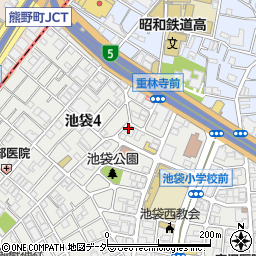 東京都豊島区池袋4丁目31-8周辺の地図