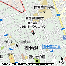 東京都江戸川区西小岩4丁目10-15周辺の地図