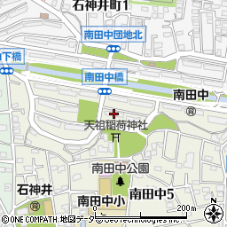 都営南田中アパート２０号棟周辺の地図