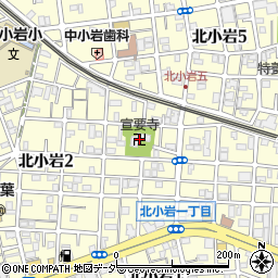 宣要寺周辺の地図