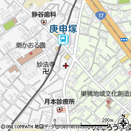 東京都豊島区西巣鴨2丁目6周辺の地図