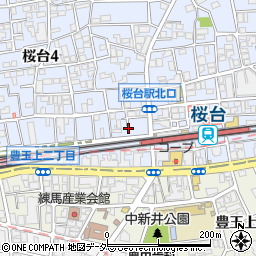 サウスヴィレッジ２周辺の地図