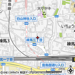 東京都練馬区練馬3丁目20-6周辺の地図