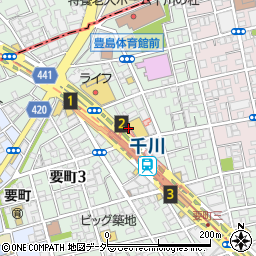 東京都豊島区要町3丁目44-6周辺の地図