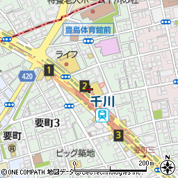 東京都豊島区要町3丁目44-6周辺の地図